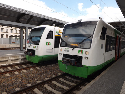 Zwei Erfurter Bahnen