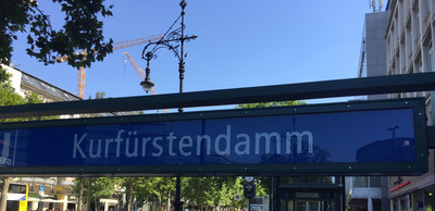 U-Bahnschild Kurfürstendamm