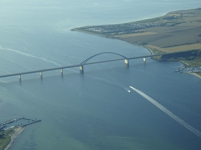 Fehmarnsundbrücke (Luftaufnahme)