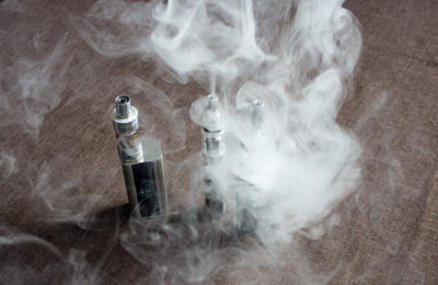 e-Zigarette und Dampf