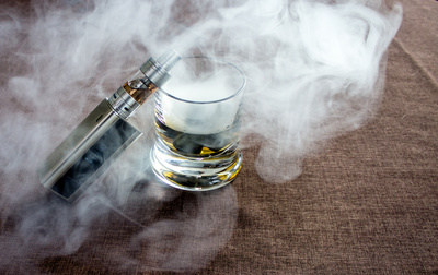 Whiskey und e-Zigarette