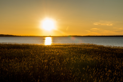 Abend über Achter Wasser Abend über Achter Wasser