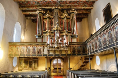 Orgel der St. Hippolyt-Kirche in Blexen