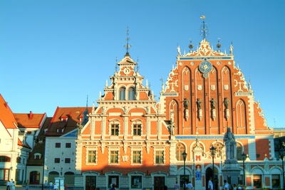 Schwarzhäupterhaus in Riga - Detail