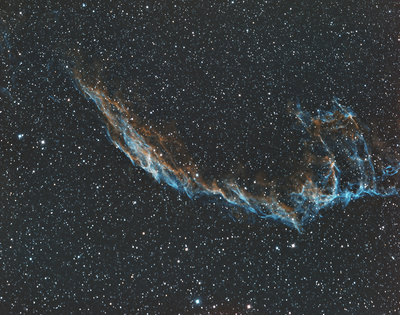 NGC 6992 in Falschfarbentechnik