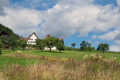 Oben auf dem Berg