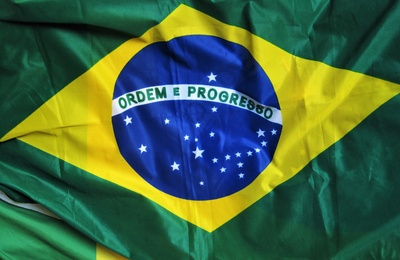brasilianische Flagge "ordem e progresso"