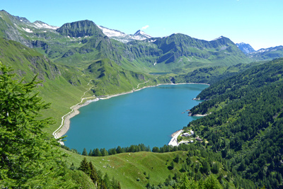 Lago Ritóm vom Rifugio Föisc aus gesehen