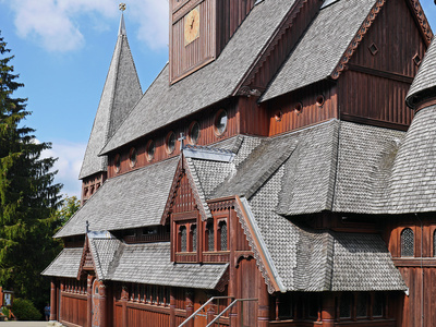 Dachlandschaft Stabkirche