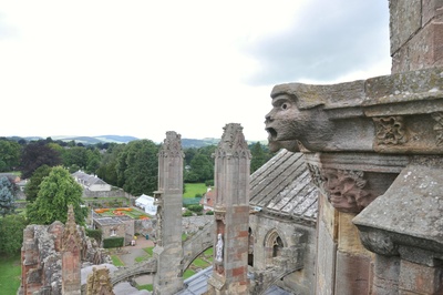 Wasserspeier an der Melrose Abbey