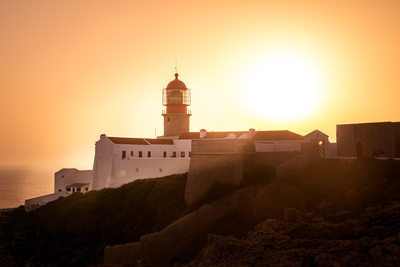 Cabo de São Vicente im Sonnenuntergang