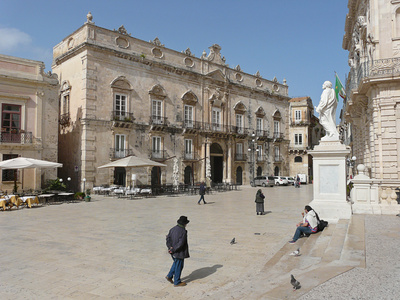 Piazza Duomo in Syrakus