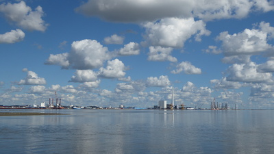 Wolkenhimmel über Esbjerg