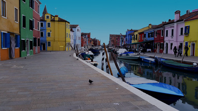 Hübsche Fischerinsel in Venedig