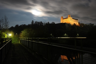 Eichstätter Burg bei Nacht 1