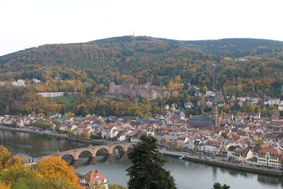 Blick auf Heidelberger Schloss