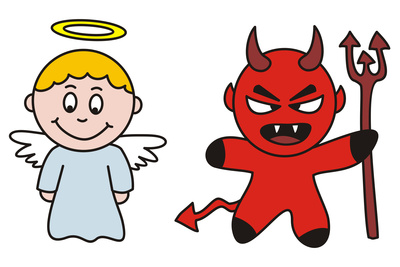 Engelchen und Teufelchen