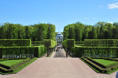 Garten des Katharinenpalast St. Petersburg