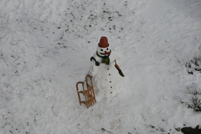 Ein  Schneemann