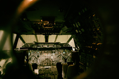 ein blick ins cockpit der concorde