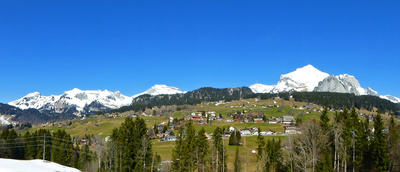 Panoramasicht ins Alpstein-Gebiet