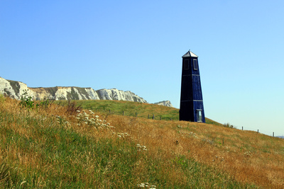 Blauer Leuchtturm in England