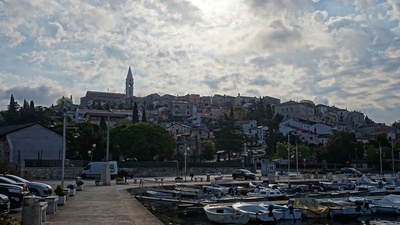 Vrsar kleine Hafenstadt in Istrien