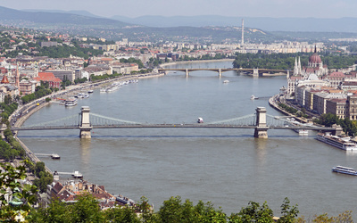 Die Donau in Budapest