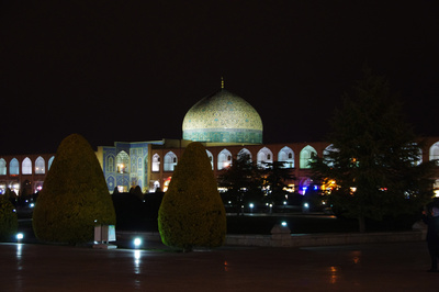 Shaikh Lotfollah-Moschee im Abendlicht