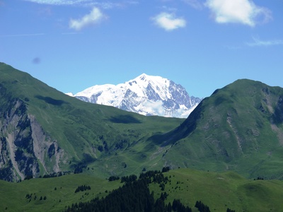 Der Mont Blanc läßt grüßen