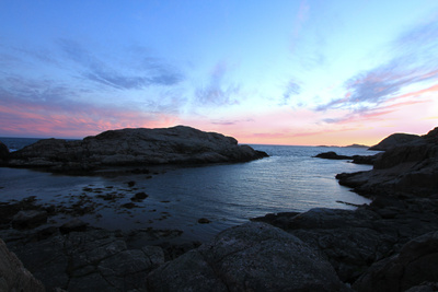 Sonnenuntergang in Lindesnes