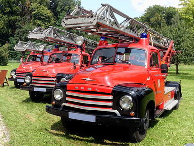 Opel Feuerwehr Drehleiter Fahrzeuge