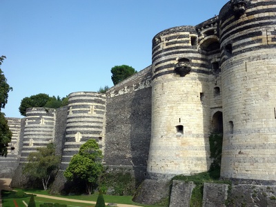 Umgebungsmauern von Schloss Angers