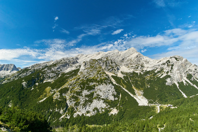 Vr&uml;ič Pass in den Julischen Alpen in Slowenien