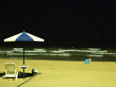 Agadir, Strand am Abend