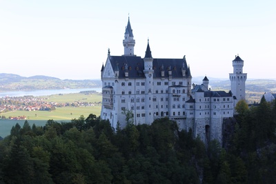 Schloss Neuschwanstein am Morgen