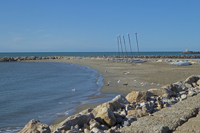 Strand von Stes-Maries-de-la-Mer
