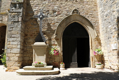 Kirchenportal Église Saint Corneille