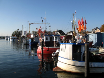Fischerboote im Niendorfer Hafen