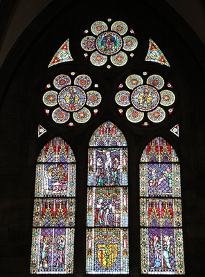 Kirchenfenster in Freiburg