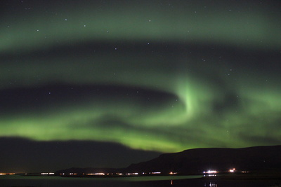 Aurora borealis Reykjavik