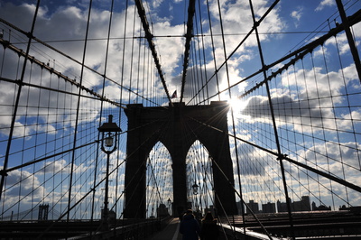 Brooklyn Bridge Hängebrücke New York