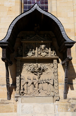 Relief an der Wallfahrtskirche