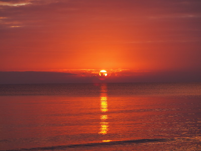 Sonnenaufgang über der Ostsee