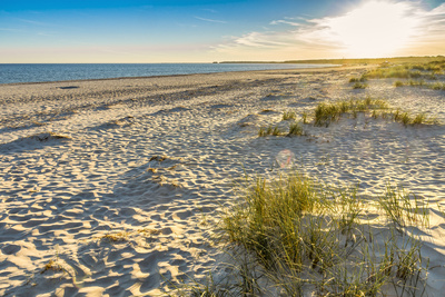 Leerer Strand. Leerer Strand.