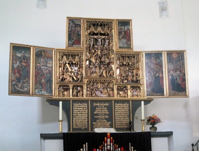 Ihlower Altar in der Lambertikirche in Aurich / Ostfriesland