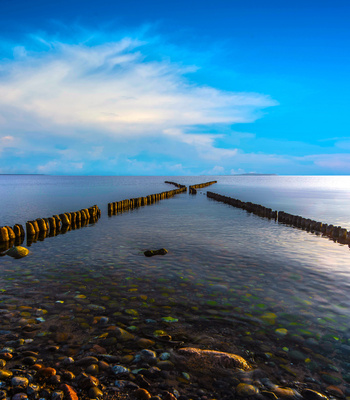 Blick nach Hiddensee