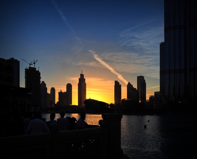 Sonnenuntergang in Dubai