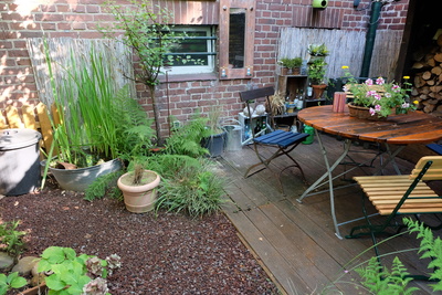 Kostenloses Foto: Hinterhofoase - pixelio.de