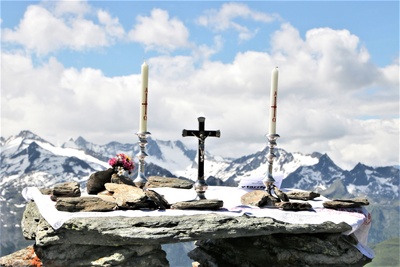 Bergmesse: Altar am Gernkogel
